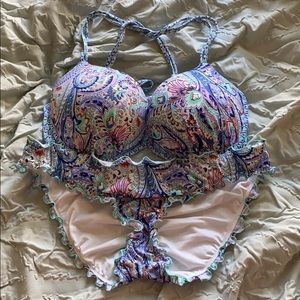 Victoria’s Secret Scunch butt Bikini 36D/ M